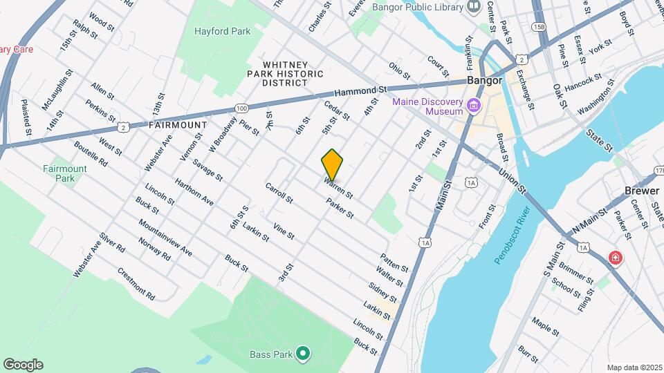 163 Warren St, Unit #2 Map and Location Details