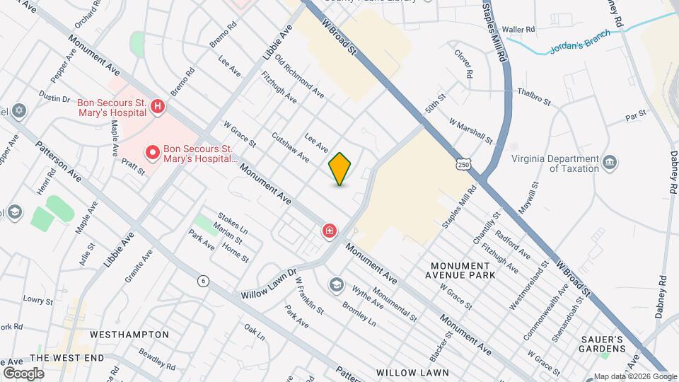 1505 Cutshaw Pl Map and Location Details