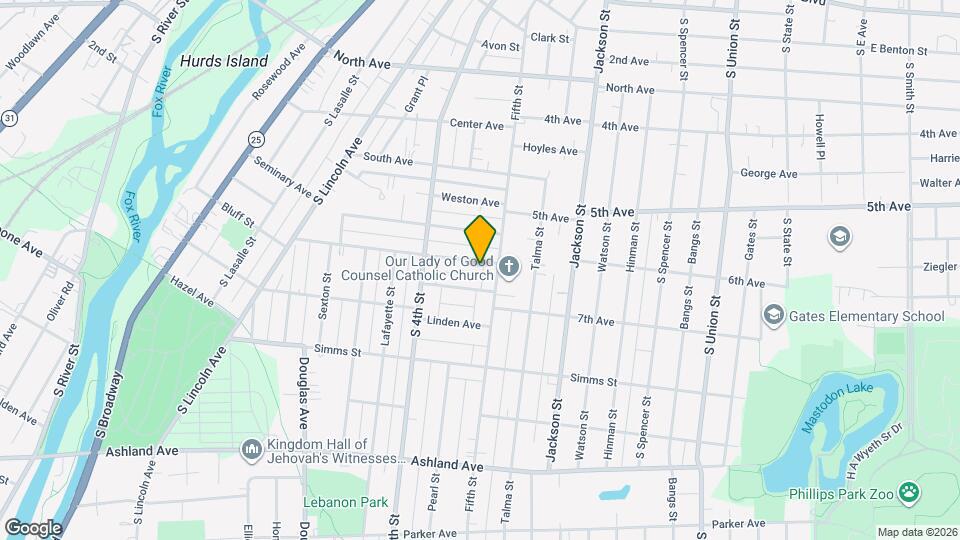 451 Marion Ave Map and Location Details