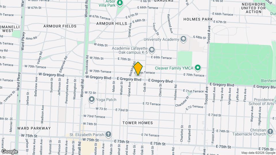 312 E Gregory Blvd Map and Location Details