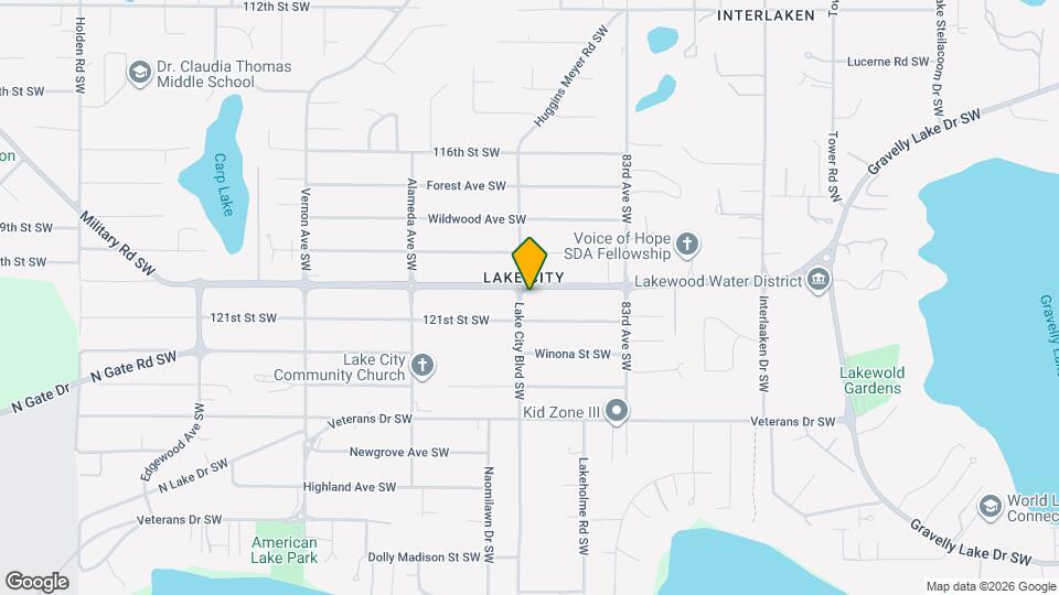 8516 Washington Blvd SW Map and Location Details