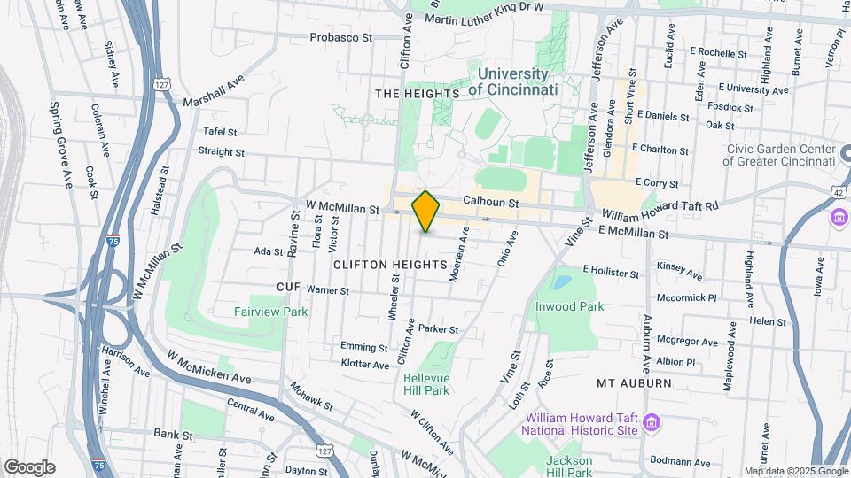 2424 W Clifton Ave Map and Location Details