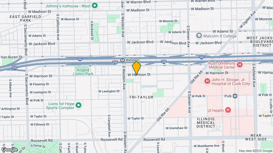 2315 W Harrison St Map and Location Details