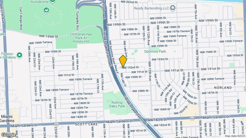1410 NW 192nd St Map and Location Details