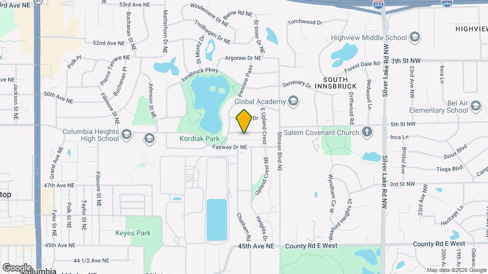 2122 Highland Pl Map and Location Details