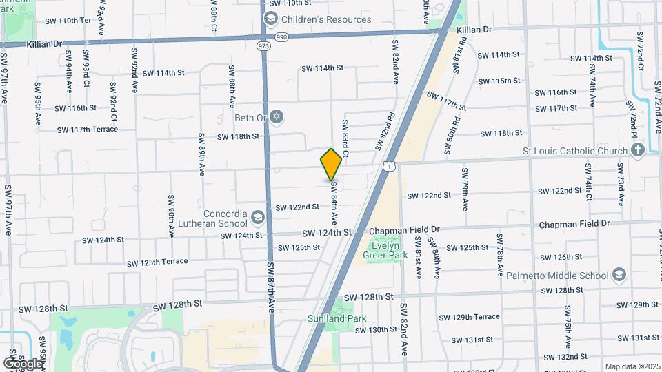 8327 SW 121st Ter Map and Location Details
