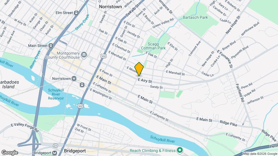 504 Walnut St Map and Location Details