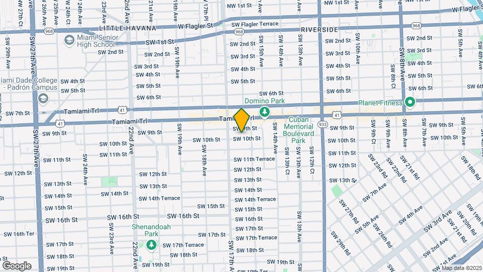 1637 SW 10th St Map and Location Details