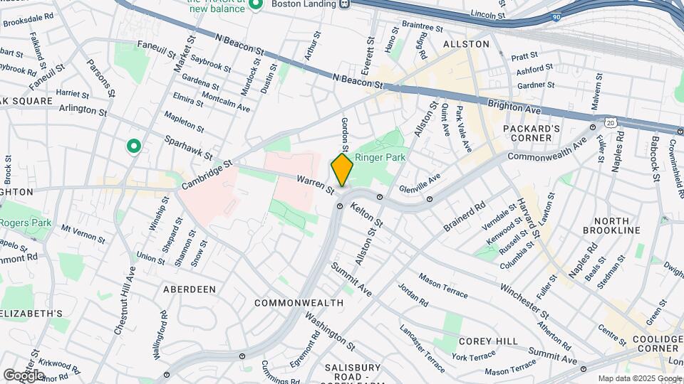 1439 Commonwealth Ave Map and Location Details