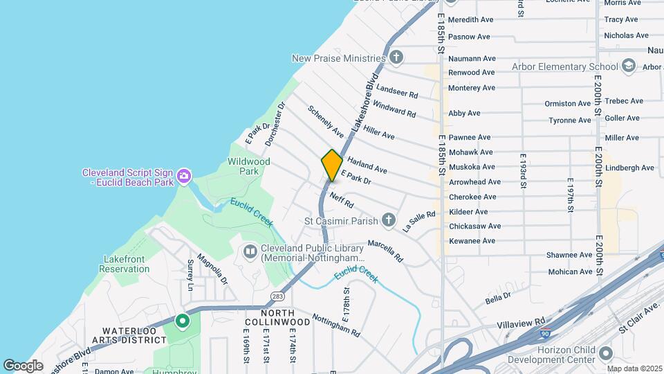 Lakeshore Blvd Apartments Mapa y Detalles de la Ubicación