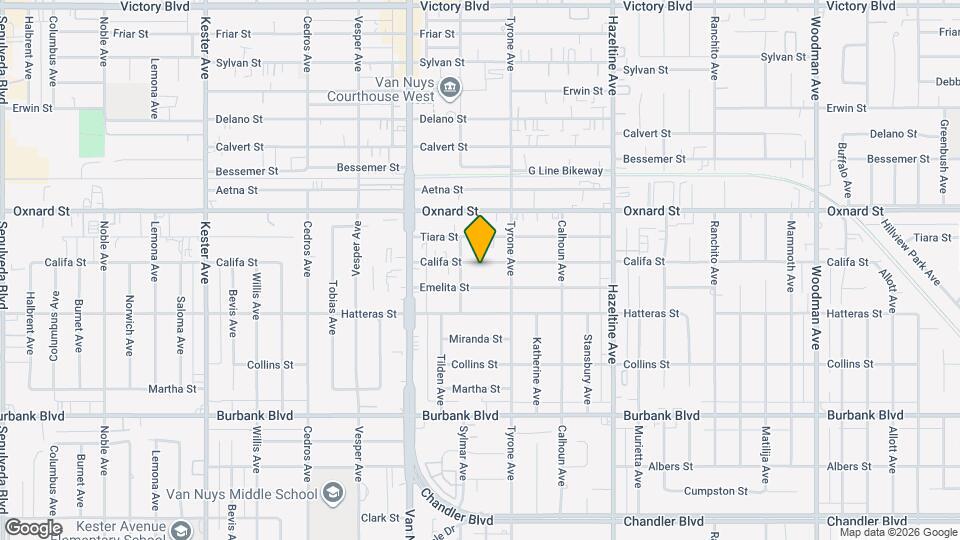 14338 Califa St Mapa y Detalles de la Ubicación