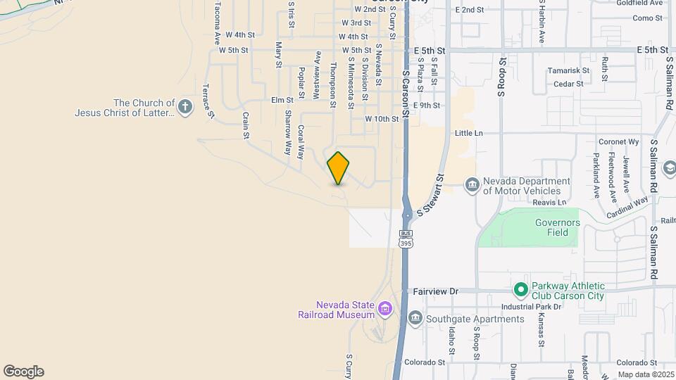 1320 Thompson St Map and Location Details