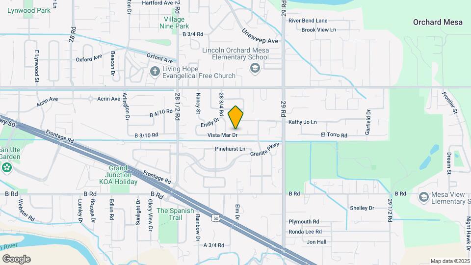 2872 Vista Mar Dr Map and Location Details