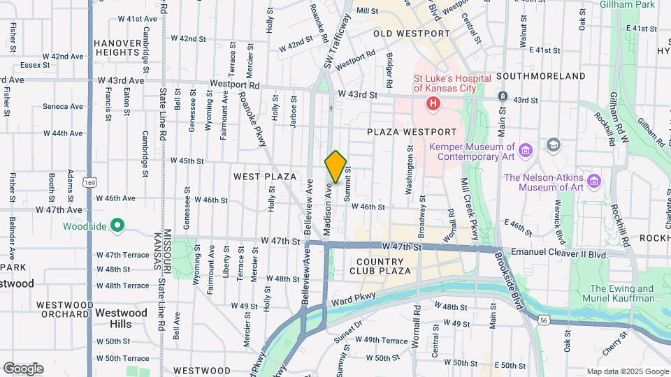 4541 Madison Ave Map and Location Details