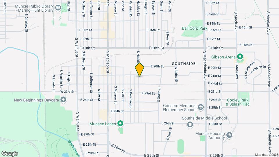 2806 S Hackley St Map and Location Details