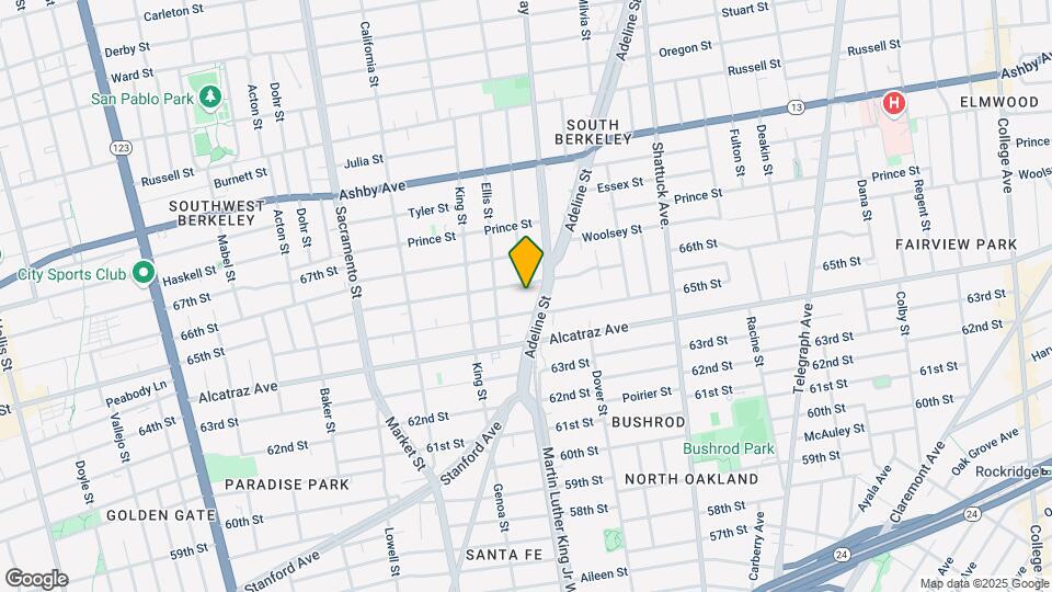 Adeline Street Apartments Mapa y Detalles de la Ubicación