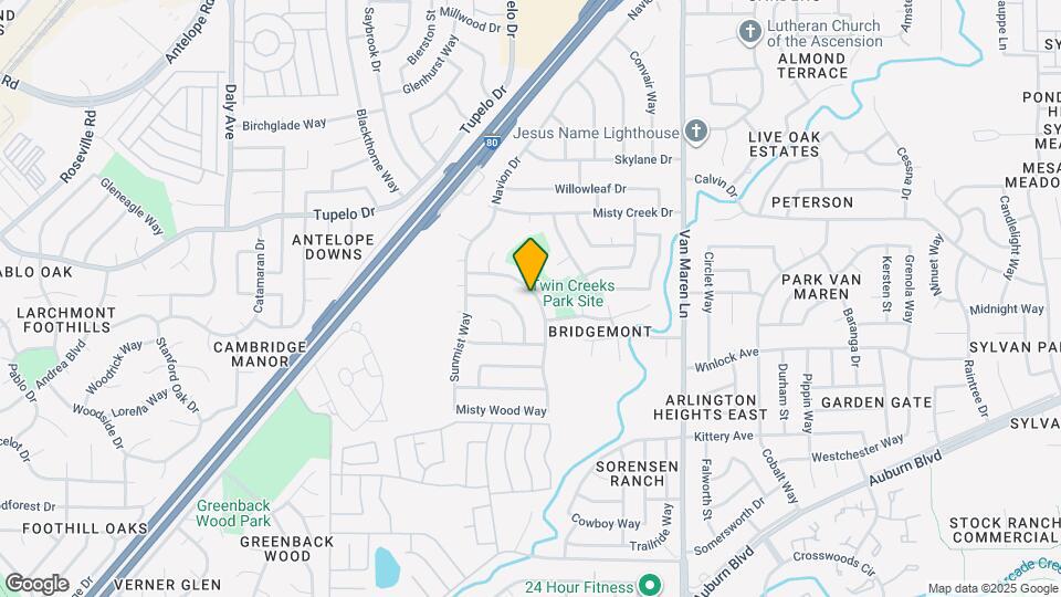 7017 Sunburst Way Map and Location Details