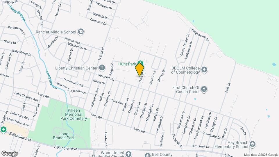 4505 Hunt Cir, Unit D Map and Location Details