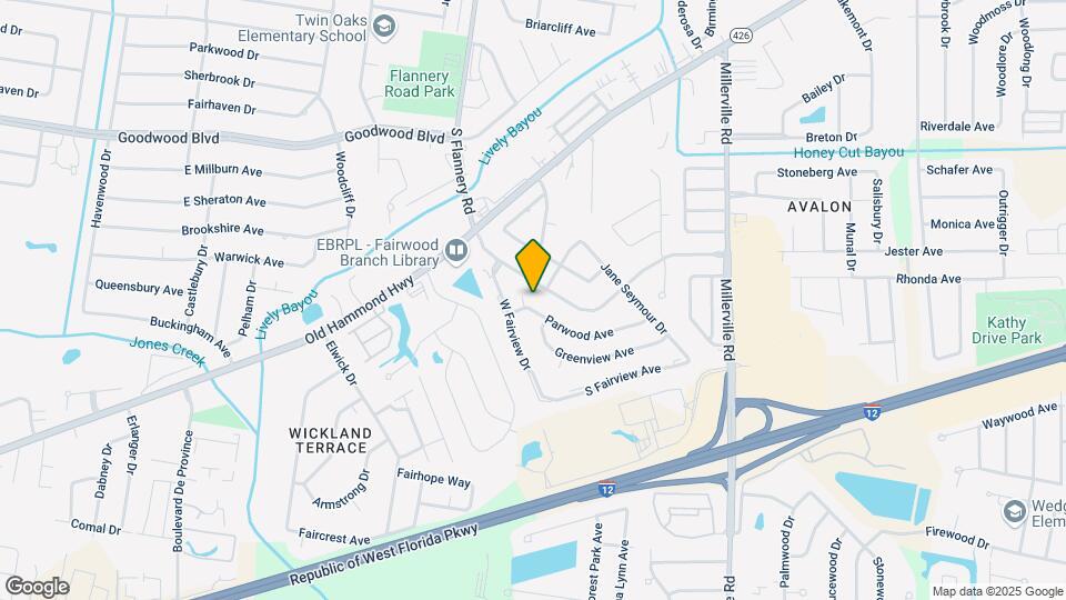 13333 Parwood Ave Map and Location Details