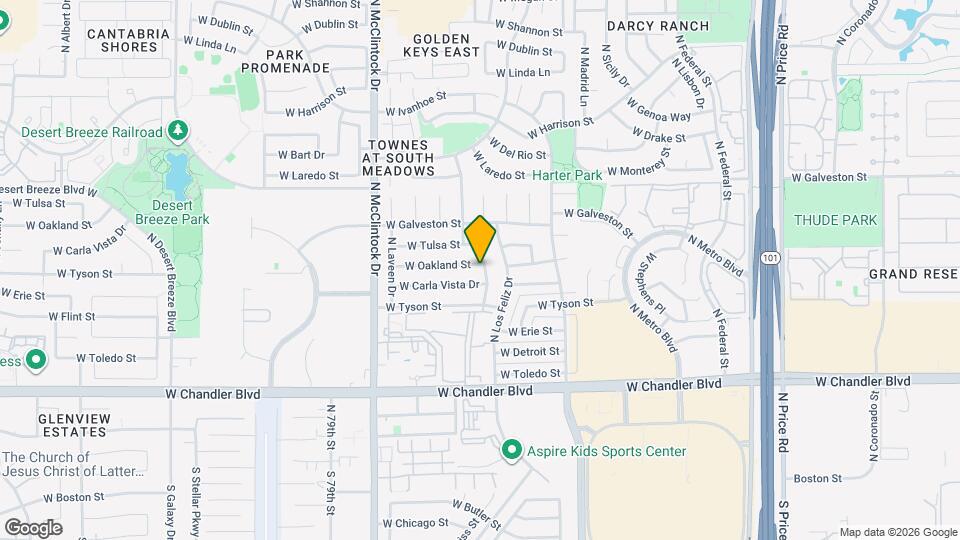 3613 W Oakland St Map and Location Details