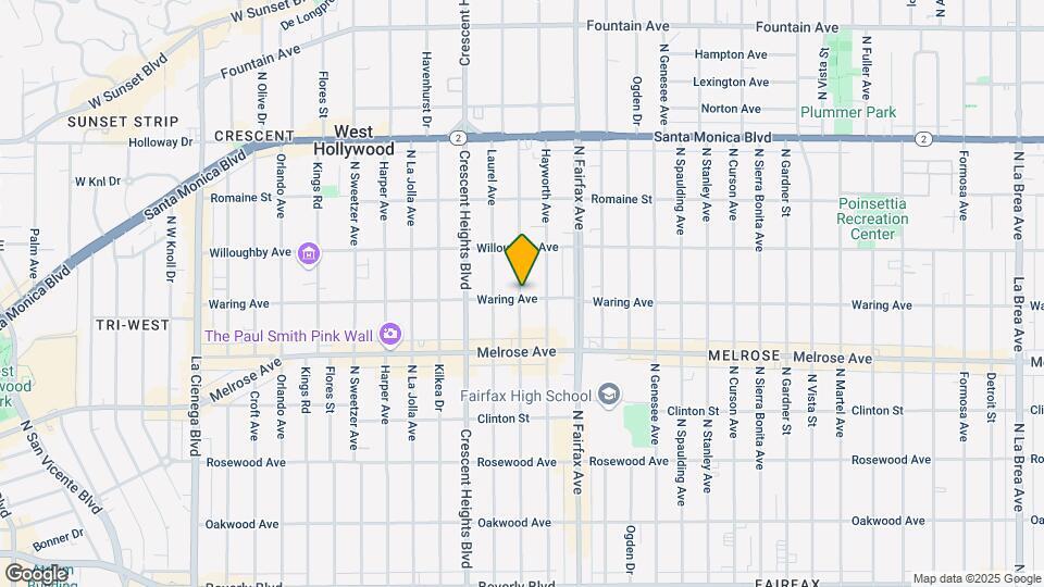 802 N Edinburgh Ave Map and Location Details