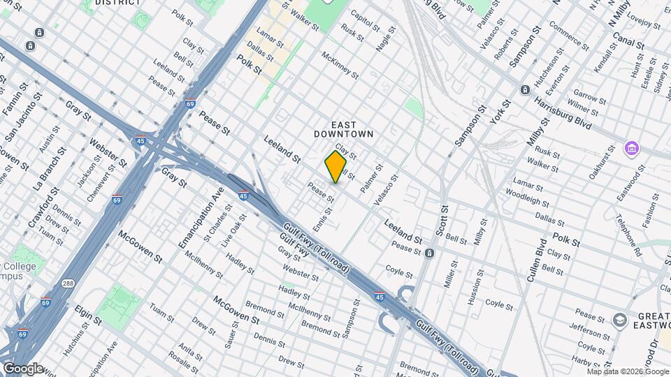 2924 Leeland St Map and Location Details