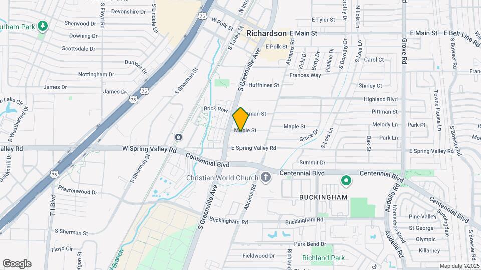 312 Maple St Map and Location Details