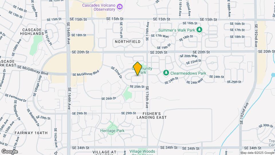 17315 SE 23rd Way Map and Location Details