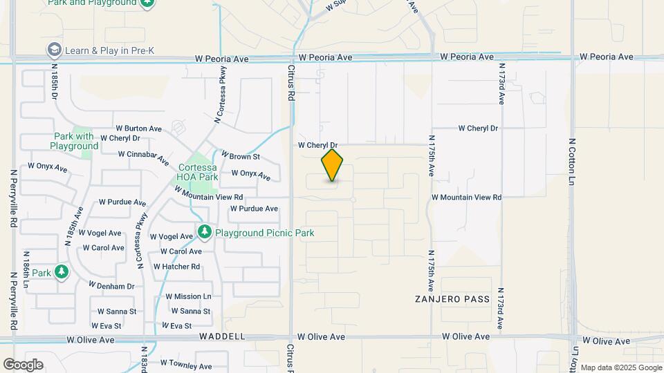 17734 W Turquoise Ave Map and Location Details