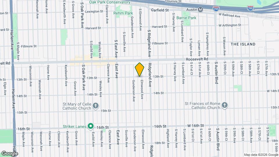 1302 Elmwood Ave Mapa y Detalles de la Ubicación