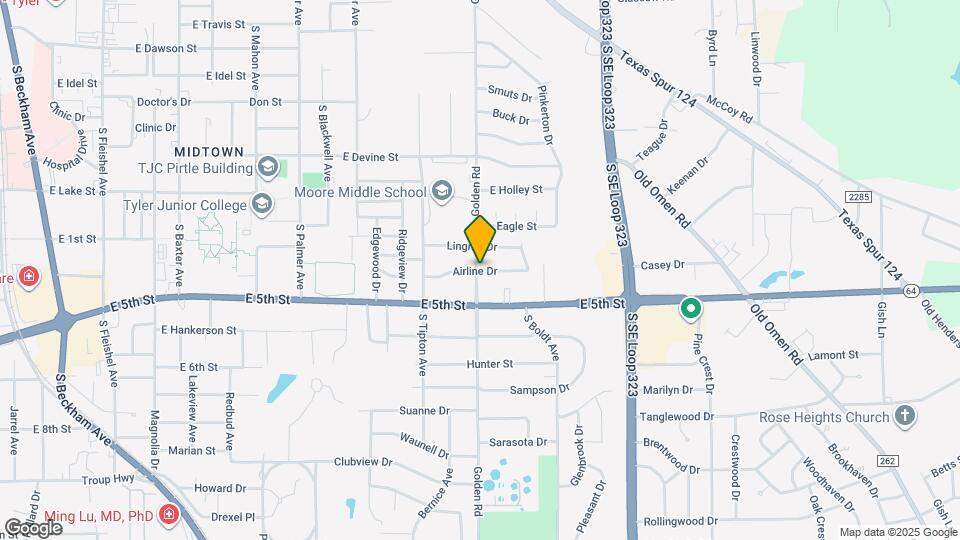 2300 Airline Dr Map and Location Details