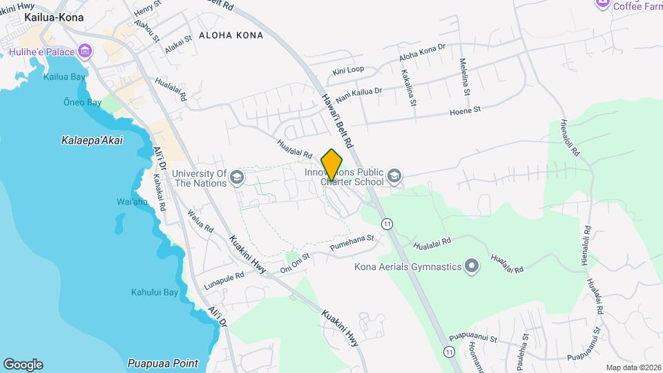 75-346-346 Hualalai Rd Map and Location Details