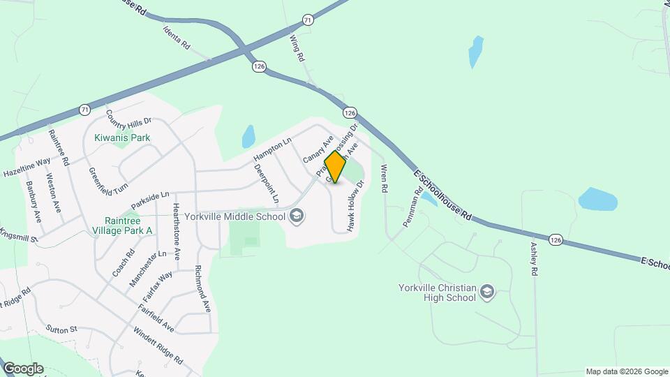 1123 Hawk Hollow Dr Map and Location Details