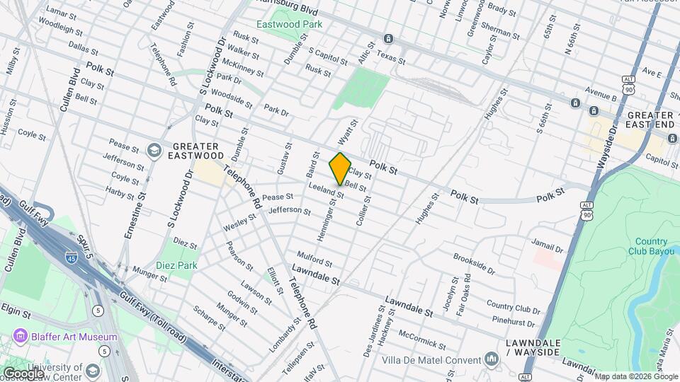 5201 Leeland St Map and Location Details