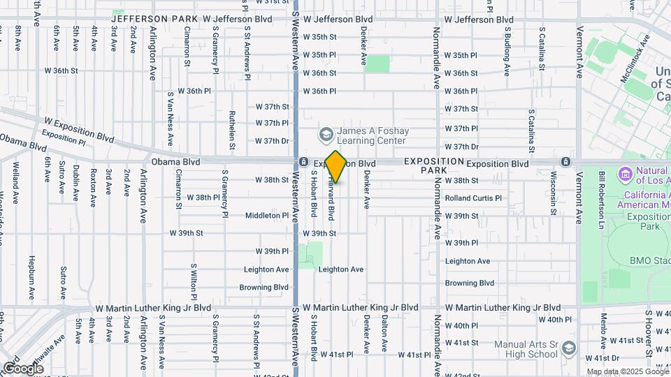 3816 S Harvard Blvd Map and Location Details