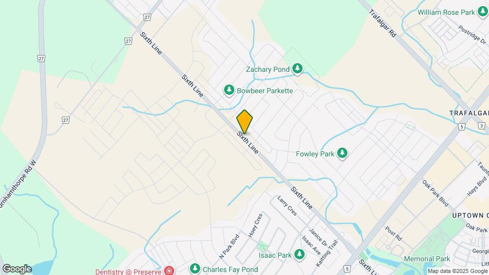 3303 Sixth Line Map and Location Details