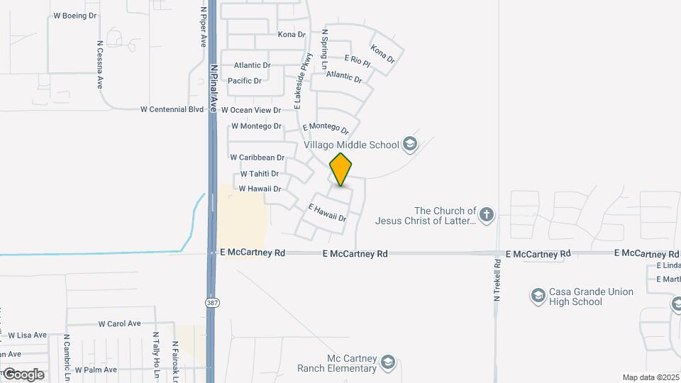 345 E Caribbean Dr Map and Location Details