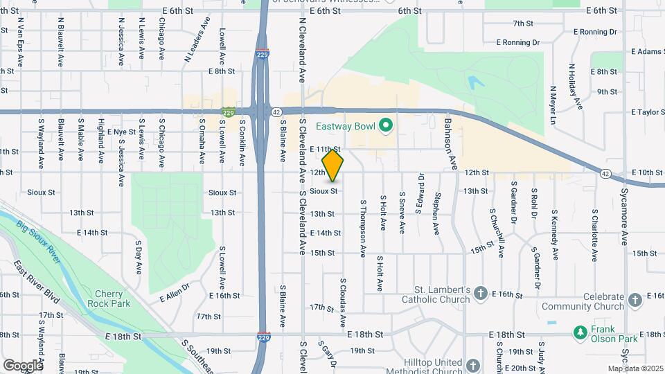 2912 E Sioux St Map and Location Details