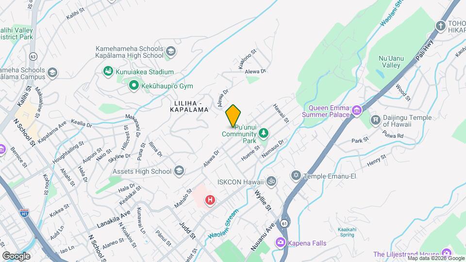 2454 Waolani Ave Map and Location Details