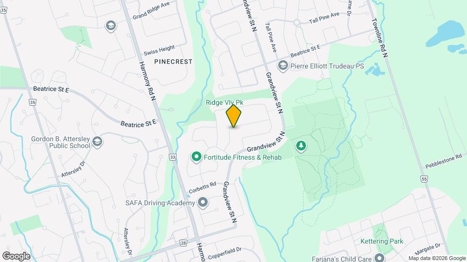 985 Sandcliff Dr Map and Location Details