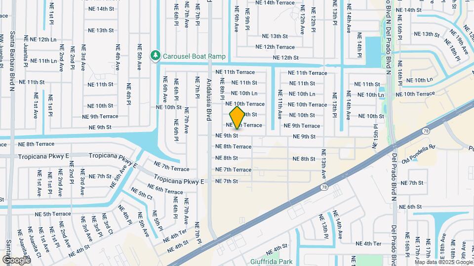 833 NE 9th St Map and Location Details