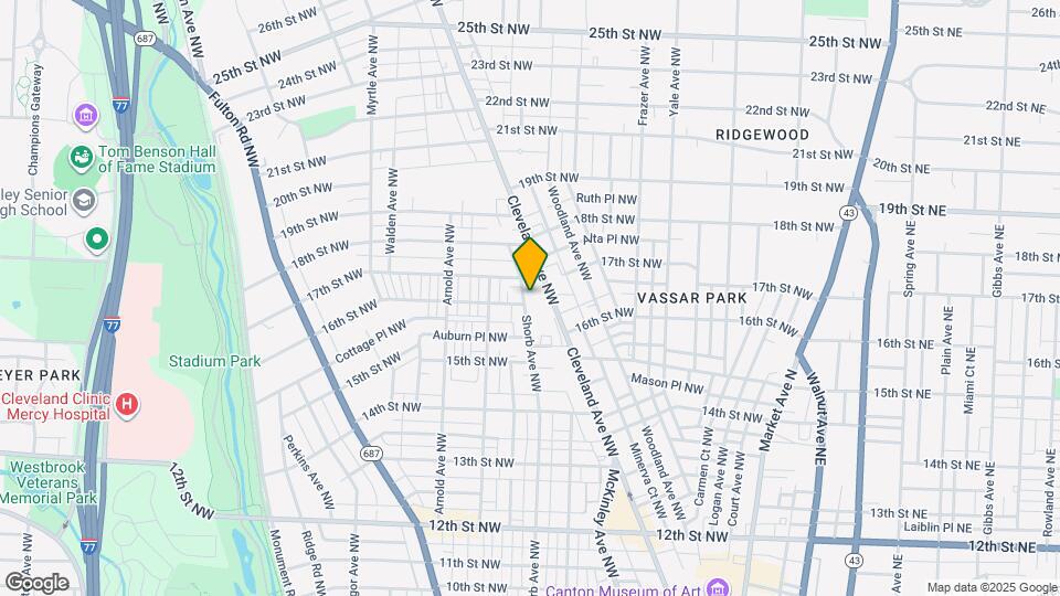 1604 Shorb Ave NW Map and Location Details