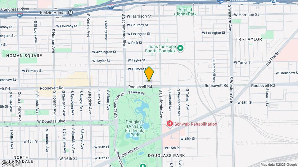 2838 W Roosevelt Rd Map and Location Details