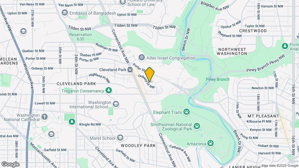 2731 Ordway St NW-Unit -3 Map and Location Details