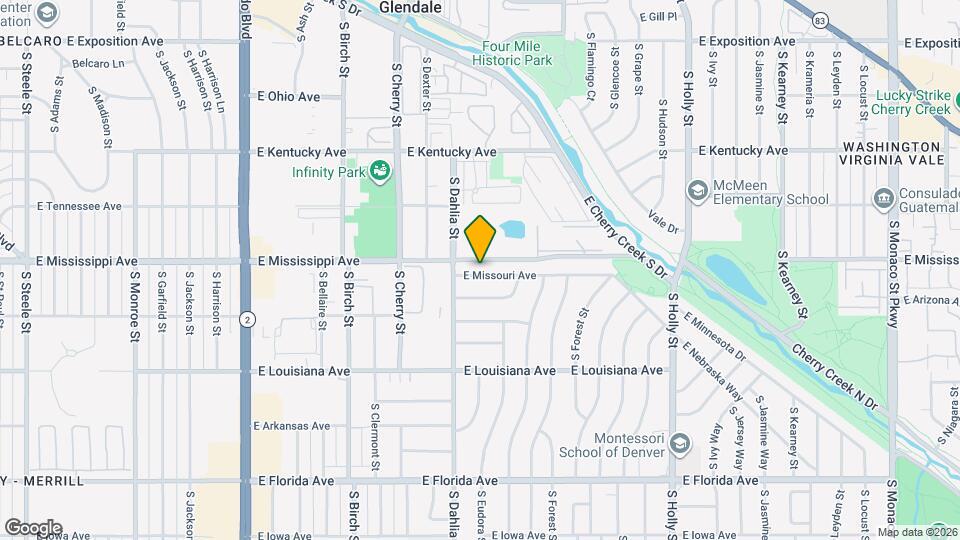 4841 E Missouri Ave Map and Location Details