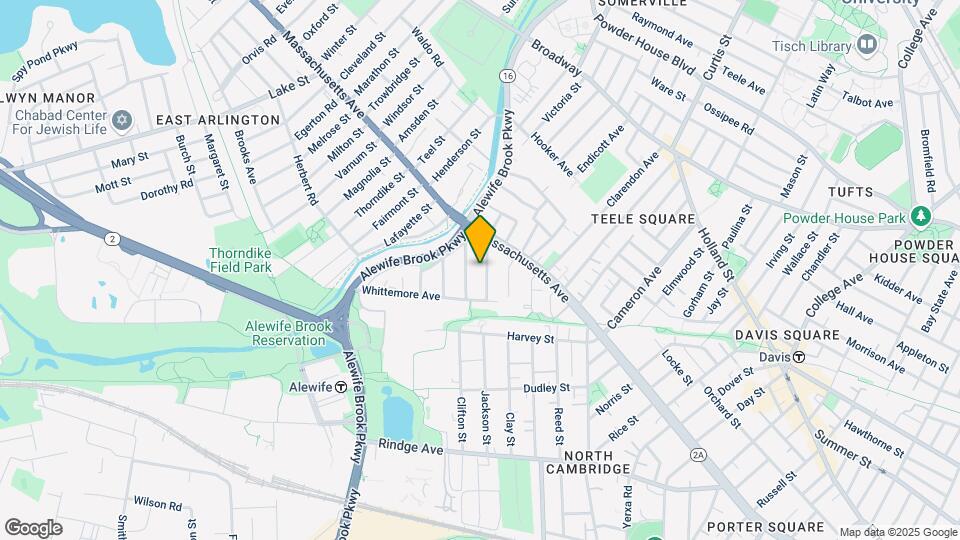 37 Magoun St, Unit 3 Map and Location Details