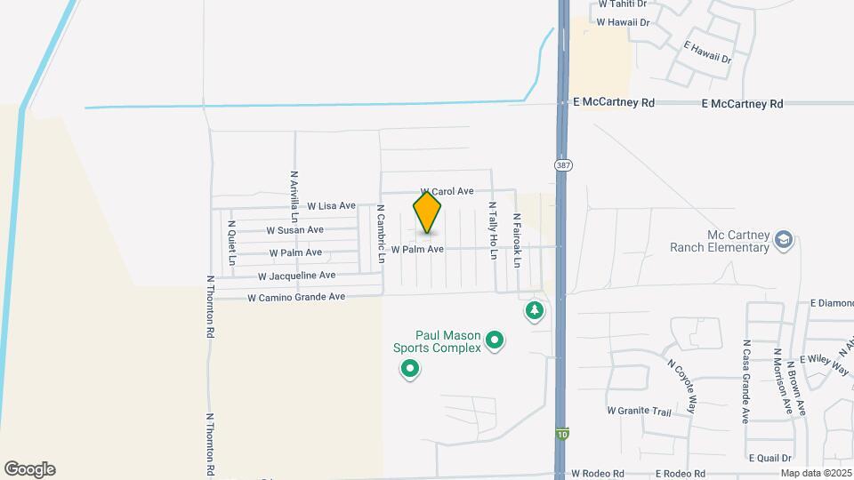 5812 N Dahlia St Map and Location Details