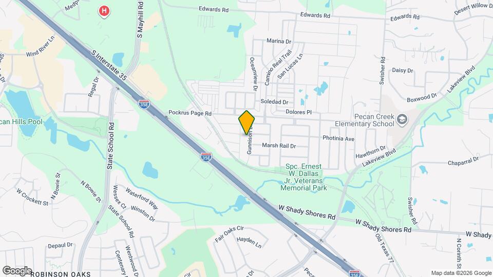 4604 Gunnison Dr Map and Location Details