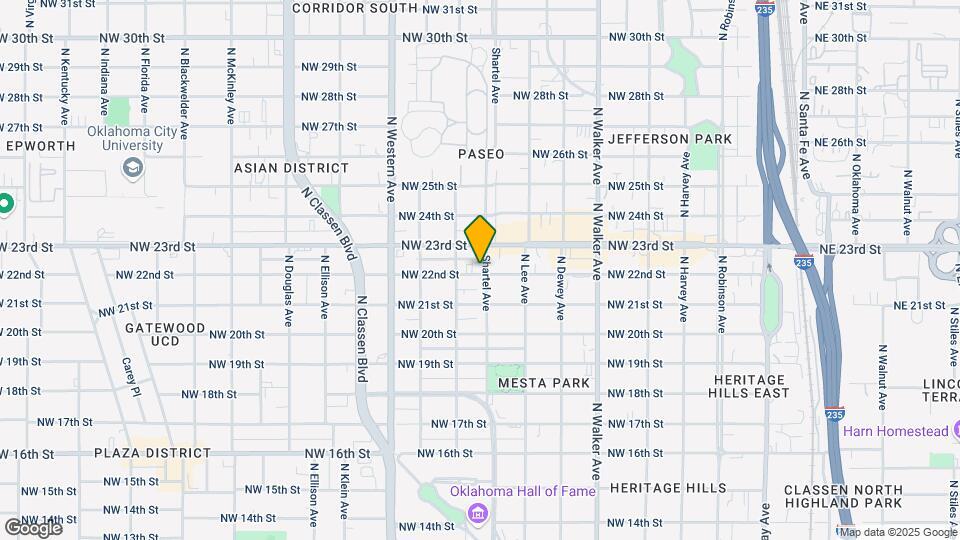 2301 N Shartel Ave Map and Location Details