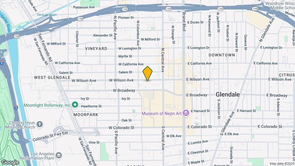 350 W Wilson Ave Map and Location Details